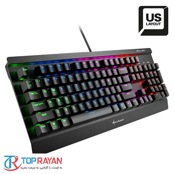 کیبورد گیمینگ شارکن مدل SKILLER MECH SGK۳ Red -gallery-8