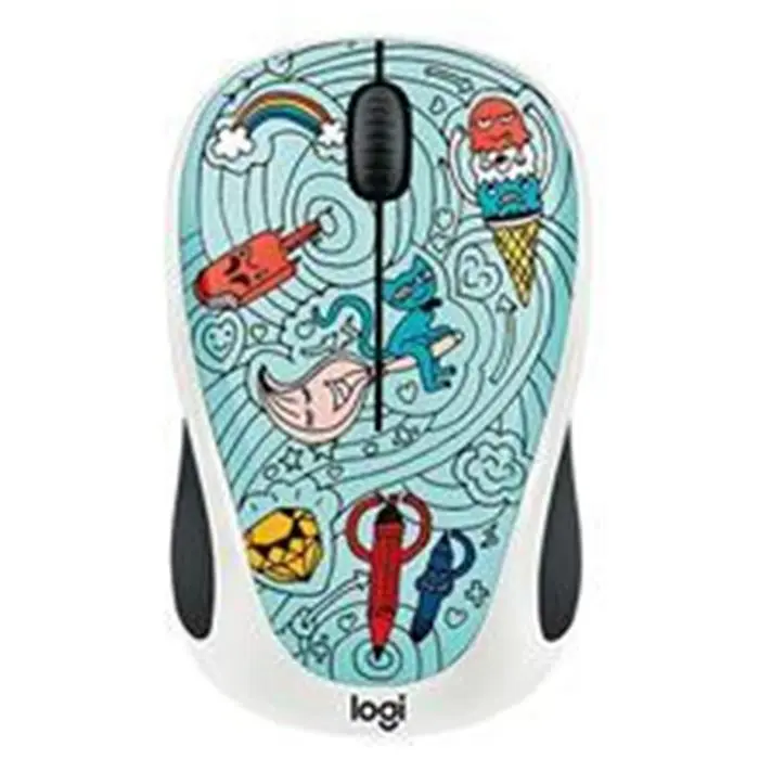 ماوس بیسیم لاجیتک سری Doodle مدل Bae-Bee Blue -gallery-8