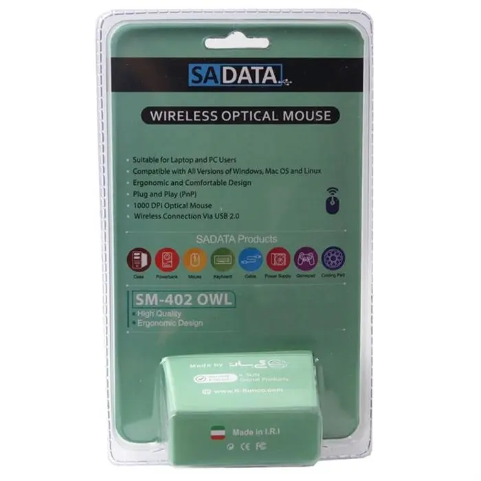 ماوس بی سیم سادیتا مدل SM-402 OWL -gallery-1