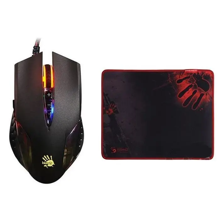 Mouse+Mouse Pad: A4Tech Bloody Q5081 Wired Bundle Gaming -gallery-2