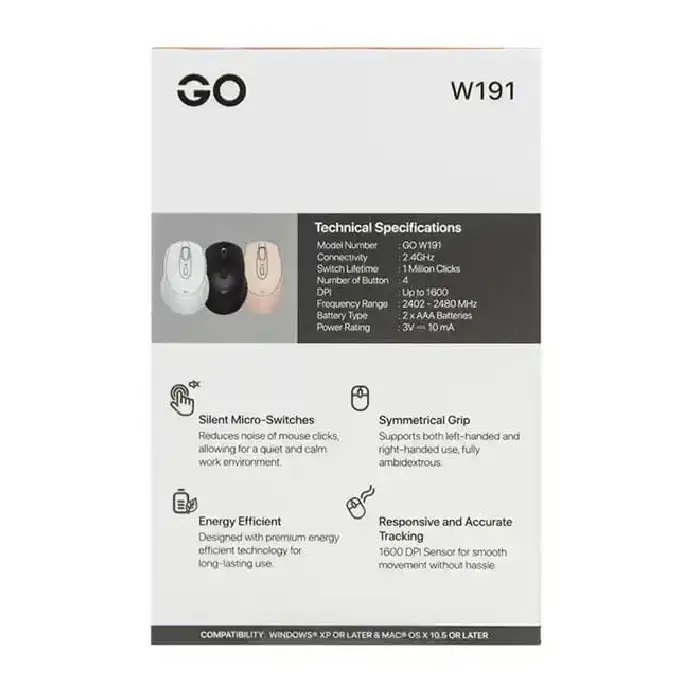 ماوس بی سیم فنتک مدل Go W191 -gallery-1