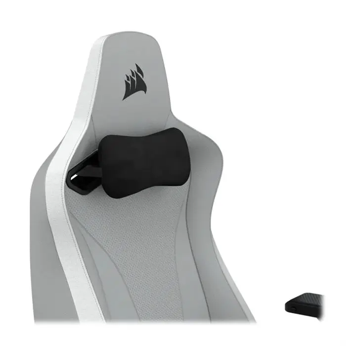 صندلی گیمینگ کورسیر TC200 Plush Leatherette-Light Grey/White -gallery-3