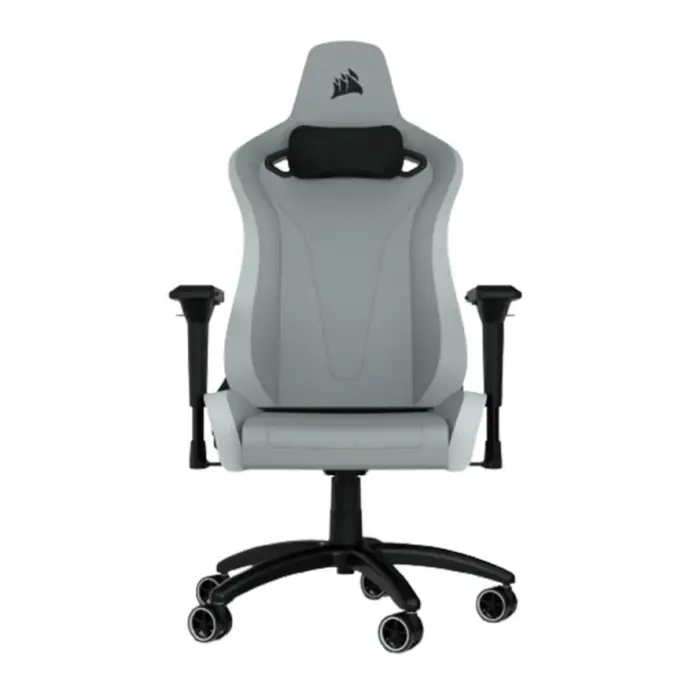 صندلی گیمینگ کورسیر TC200 Plush Leatherette-Light Grey/White -gallery-4