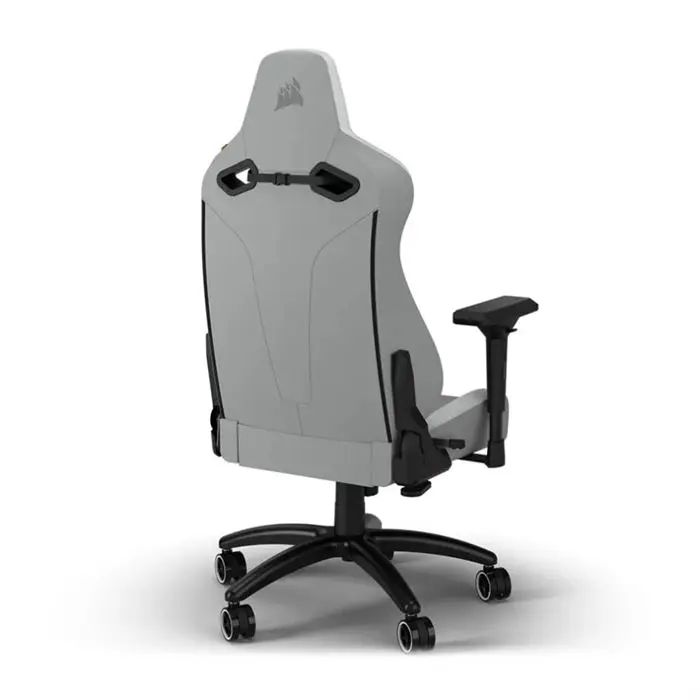 صندلی گیمینگ کورسیر TC200 Plush Leatherette-Light Grey/White -gallery-6