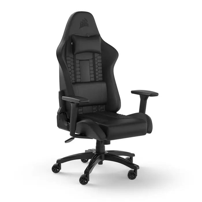 صندلی گیمینگ کورسیر TC100 RELAXED Leatherette Black -gallery-6