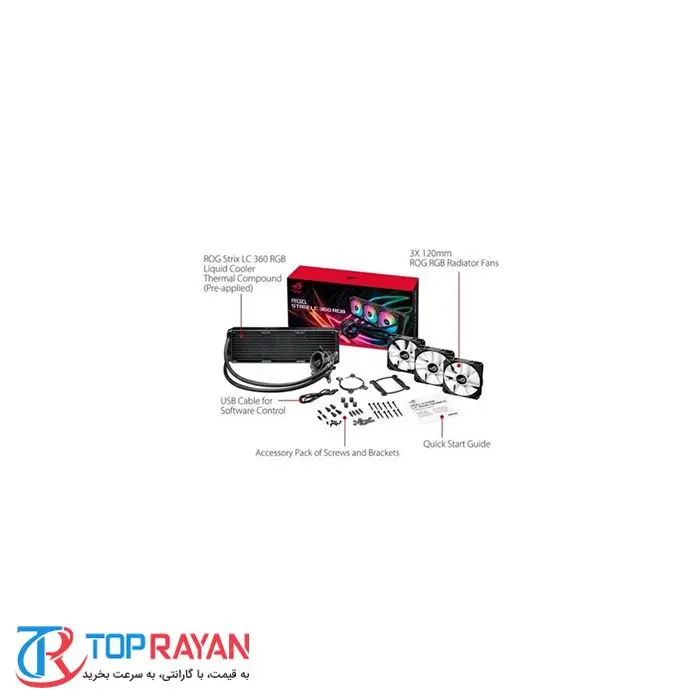 خنک کننده پردازنده ایسوس مدل ROG STRIX LC 360 RGB -gallery-3