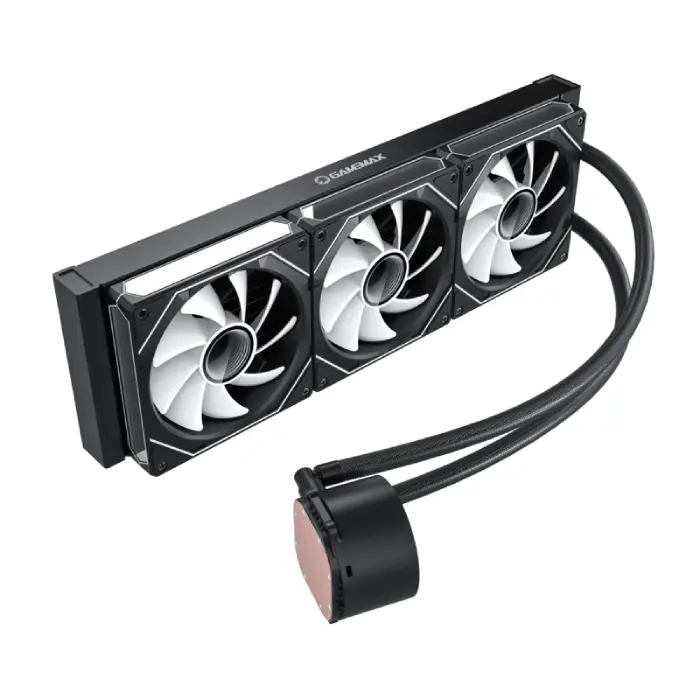 خنک کننده پردازنده مایع گیم مکس IceBurg 360 Digital Black -gallery-3