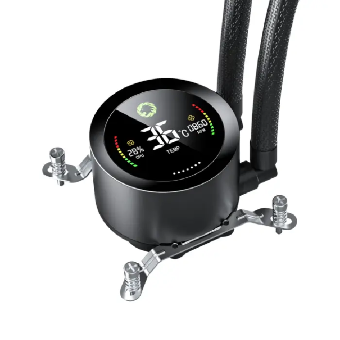 خنک کننده پردازنده مایع گیم مکس IceBurg 360 Digital Black -gallery-5