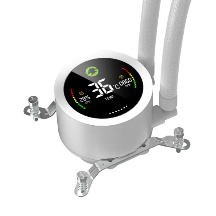 خنک کننده پردازنده مایع گیم مکس IceBurg 360 Digital White -gallery-12
