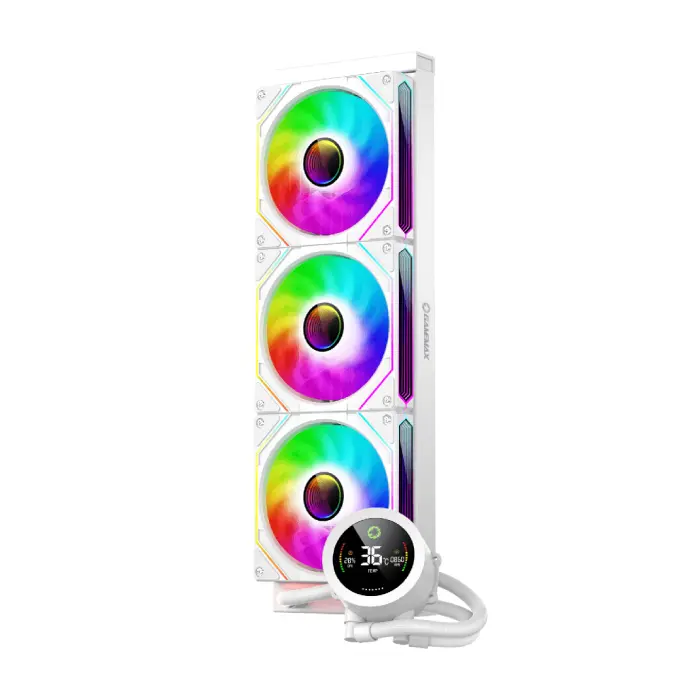 خنک کننده پردازنده مایع گیم مکس IceBurg 360 Digital White -gallery-7