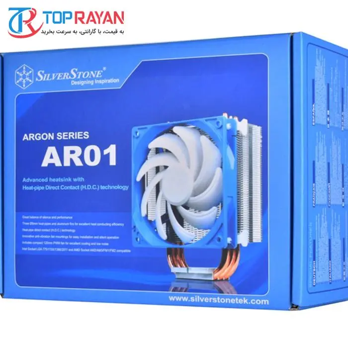 خنک کننده پردازنده سیلوراستون مدل Argon SST-AR01 -gallery-8