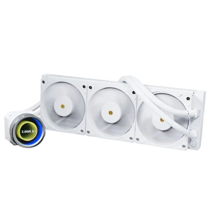 کولر پردازنده مایع لیان لی سفید مدل Galahad II Trinity Performance 360 Liquid -gallery-1