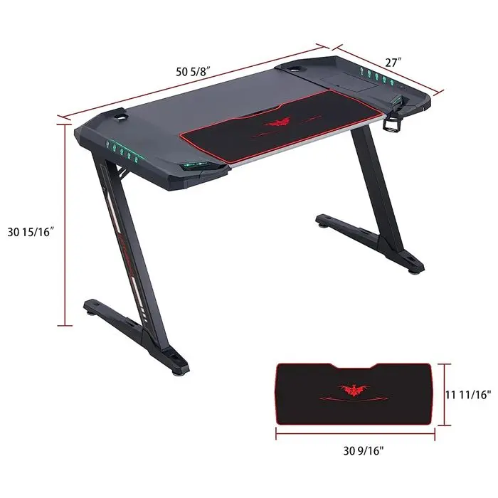 میز گیمینگ یوریکا مدل ERK-EDK-Z2BK-V3 -gallery-1