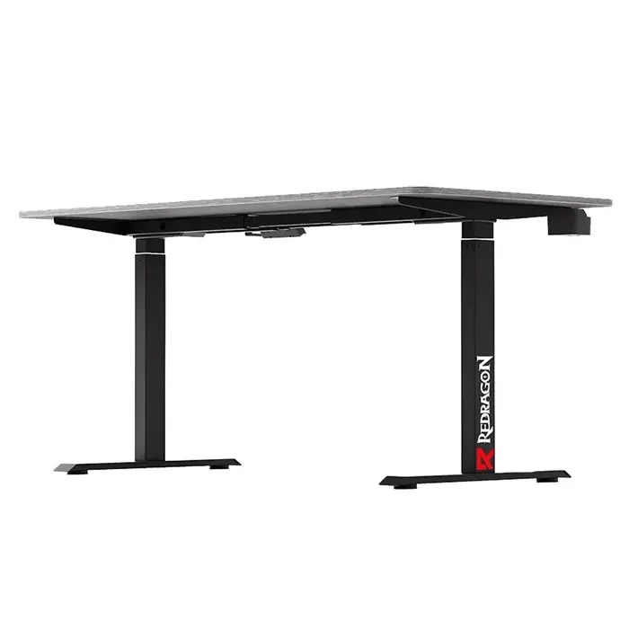 میز گیمینگ موتور دار ردراگون GD-3600G-XL 180cm Gray Teak -gallery-1