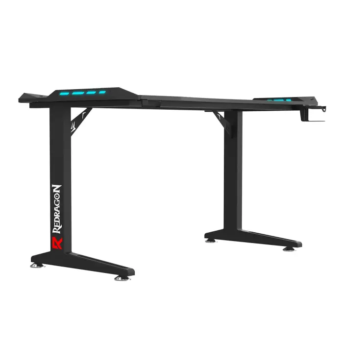 میز کامپیوتر گیمینگ ردراگون مدل GD-3101BK 140cm LED -gallery-2
