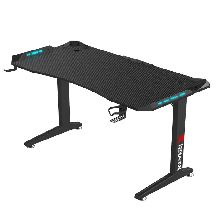 میز کامپیوتر گیمینگ ردراگون مدل GD-3101BK 140cm LED -gallery-7