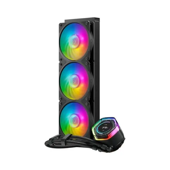 خنک کننده آبی پردازنده کولر مستر مدل MasterLiquid 360 ION LCD Display -gallery-6