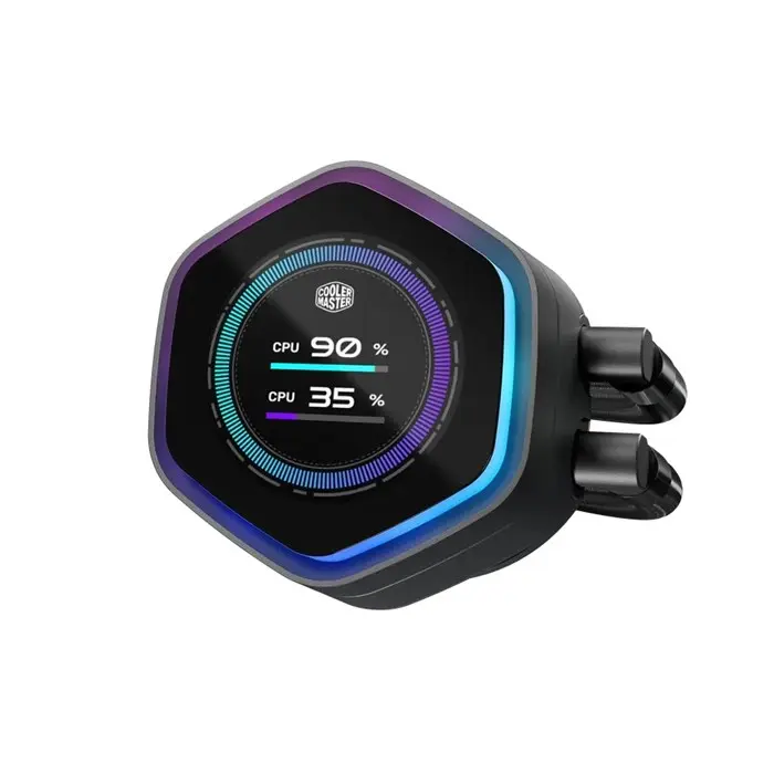 خنک کننده پردازنده مایع کولر مستر آرجی بی MASTERLIQUID Atmos II LCD -gallery-3