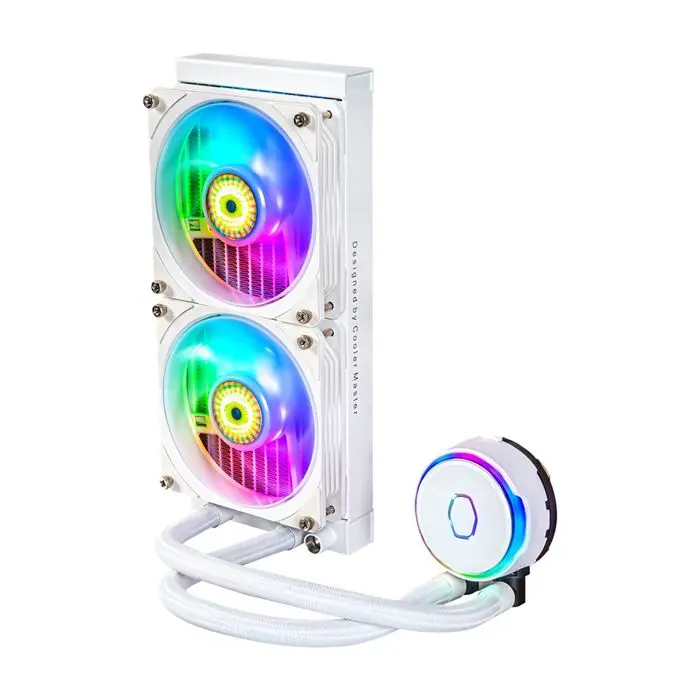 فن خنک کننده پردازنده کولرمستر مدل MASTERLIQUID PL240 FLUX WHITE EDITION -gallery-6
