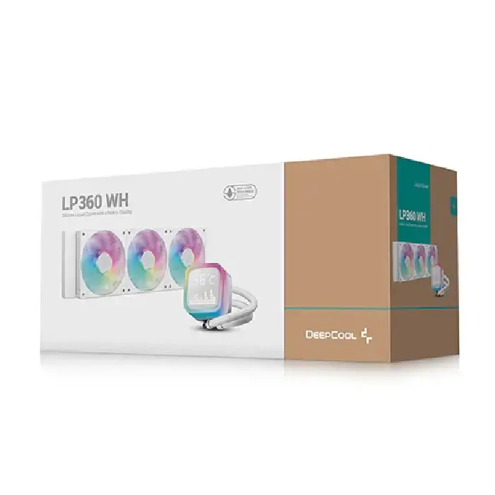 فن پردازنده مایع دیپ کول سفید مدل LP360 WH ARGB -gallery-5