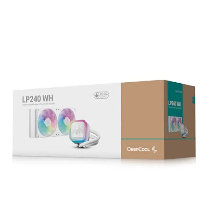 فن پردازنده مایع دیپ کول سفید مدل LP240 WH ARGB -gallery-1