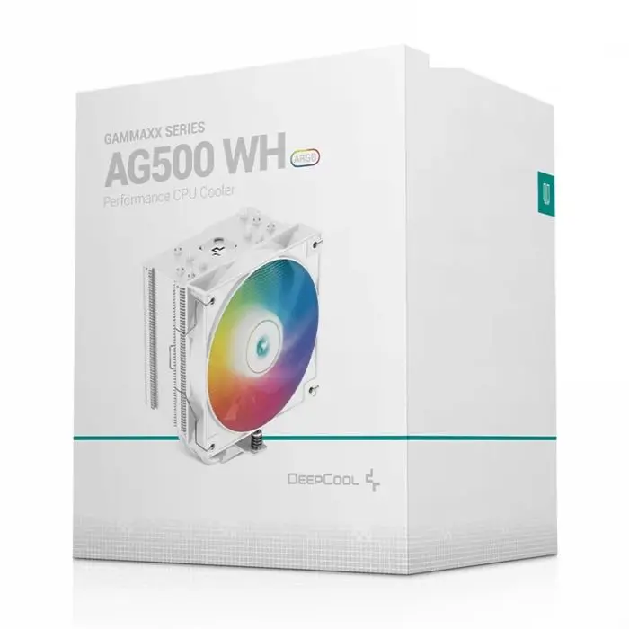 خنک کننده پردازنده دیپ کول سفید AG500 White ARGB -gallery-12