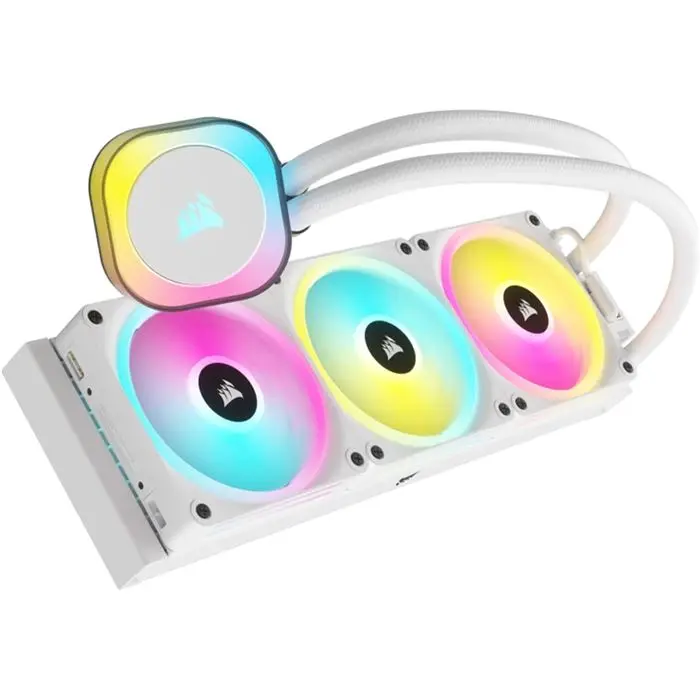 فن پردازنده مایع کورسیر سفید Corsair iCUE Link H150i RGB AIO -gallery-2