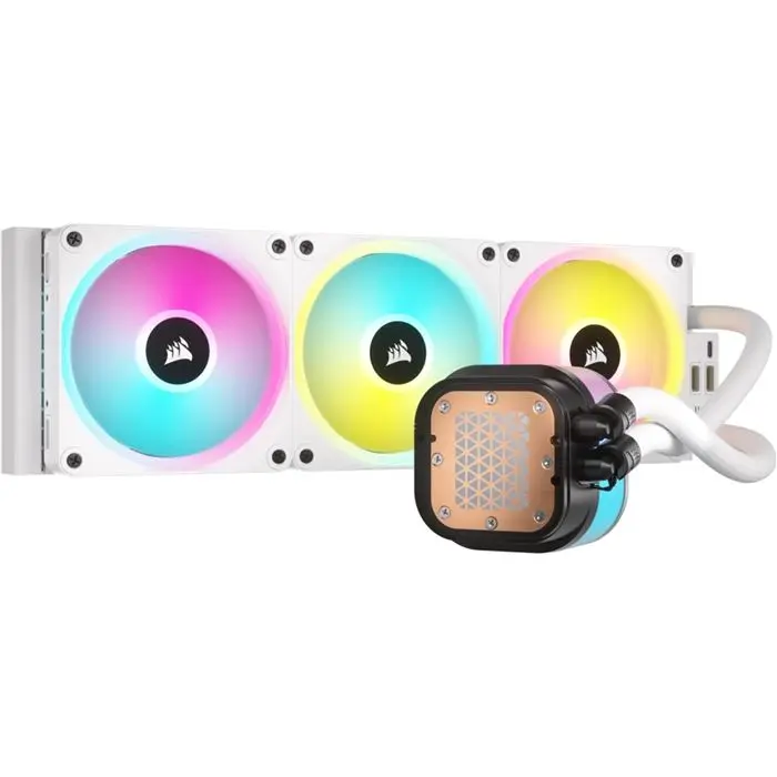 فن پردازنده مایع کورسیر سفید Corsair iCUE Link H150i RGB AIO -gallery-3