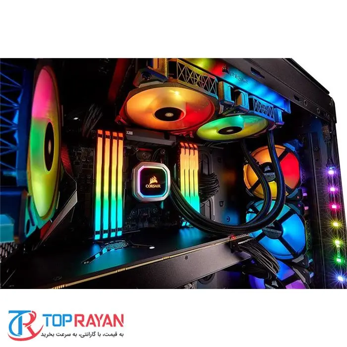 فن خنک کننده پردازنده کرسیر مدل H100i RGB PLATINUM -gallery-9