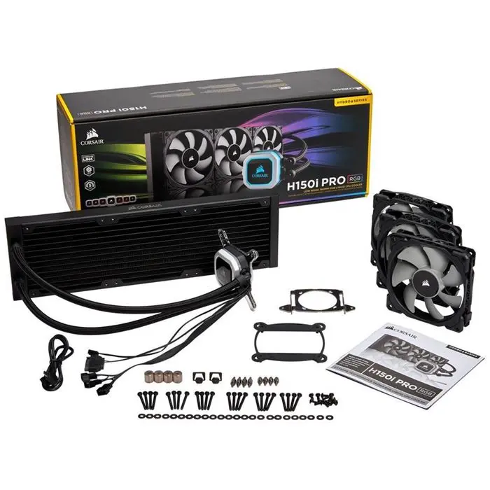 خنک کننده مایع پردازنده کرسیر مدل Hydro Series H۱۵۰i PRO RGB -gallery-5