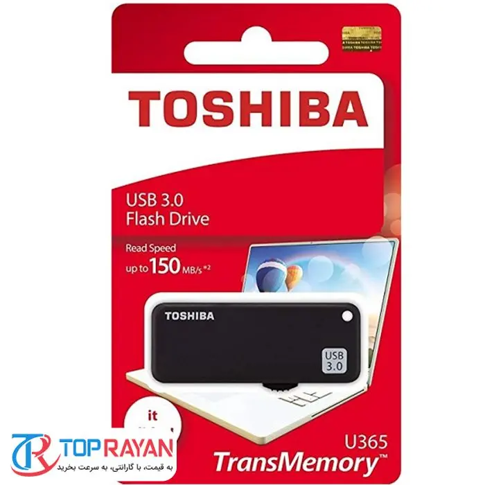 فلش مموری توشیبا مدل TransMemory U۳۶۵ ظرفیت ۱۲۸ گیگابایت -gallery-2