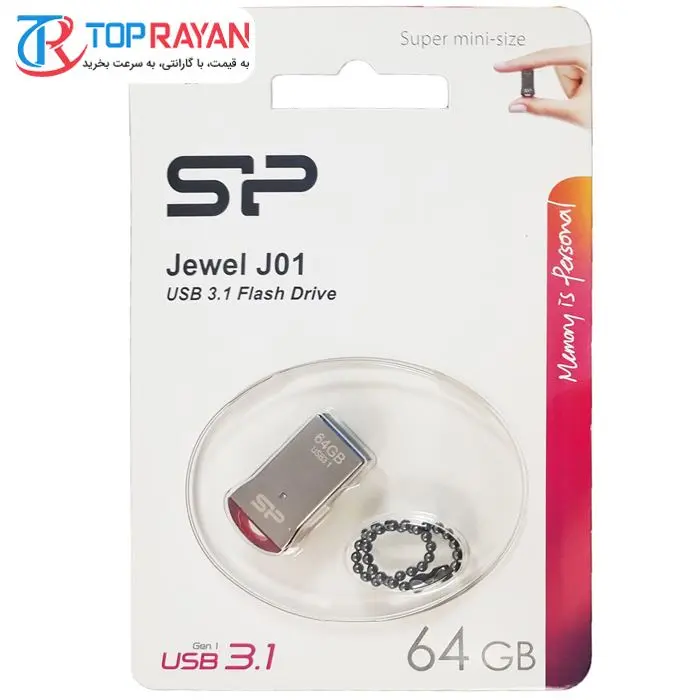فلش مموری سیلیکون پاور مدل Jewel J01 ظرفیت 64 گیگابایت -gallery-1