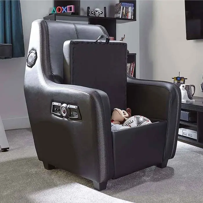 صندلی گیمینگ کنسولی ایکس راکر مدل X Rocker Premier Maxx RGB 4.1 Multi-Stereo Storage -gallery-5