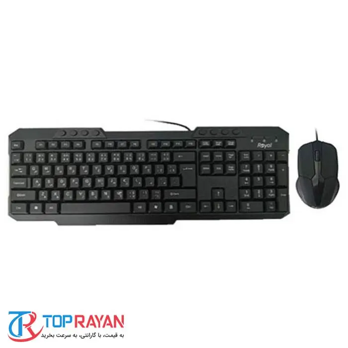 کیبورد و ماوس رویال مدل K163M204 -gallery-4