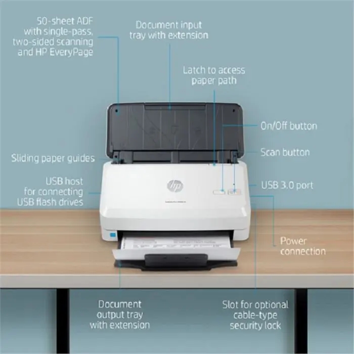 اسکنر اچ‌پی مدل ScanJet Pro 3000 s4 -gallery-20