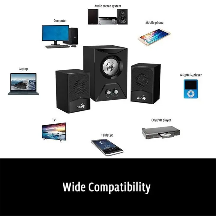 اسپیکر Genius مدل GAMING SW-G2.1 500 -gallery-11