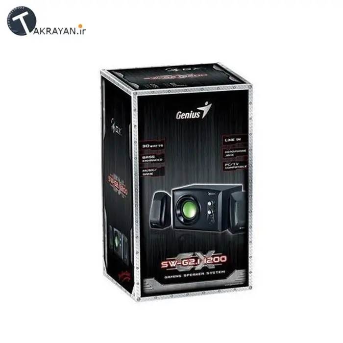 اسپیکر سه تکه جنیوس مدل SW-G2.1 1200 -gallery-2