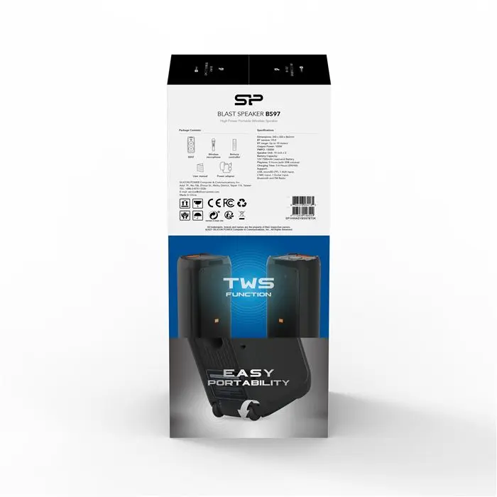 اسپیکر بلوتوثی قابل حمل سیلیکون پاور Silicon Power BS97 -gallery-4