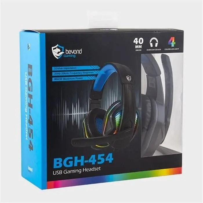 هدفون گیمینگ بیاند مدل BGH 454 RGB -gallery-1