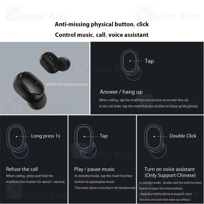 هندزفری بلوتوثی مدل AirDots 2 -gallery-5