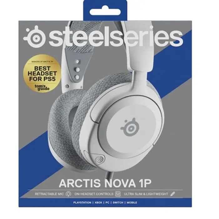 هدست گیمینگ استیل سریز سفید Steelseries Arctis Nova 1P -gallery-5
