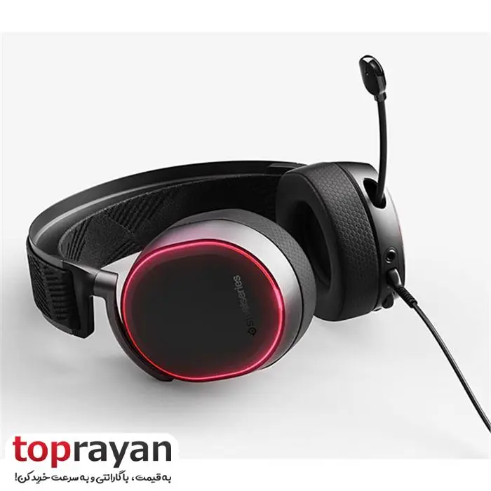 هدست مخصوص بازی استیل سریز مدل SteelSeries ARCTIS PRO + GAMEDAC Black -gallery-4