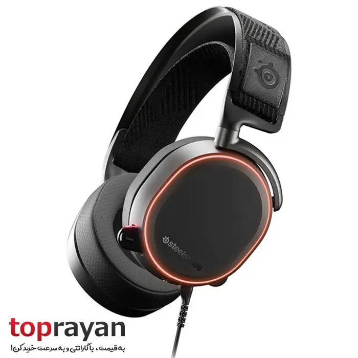 هدست مخصوص بازی استیل سریز مدل SteelSeries ARCTIS PRO + GAMEDAC Black -gallery-6