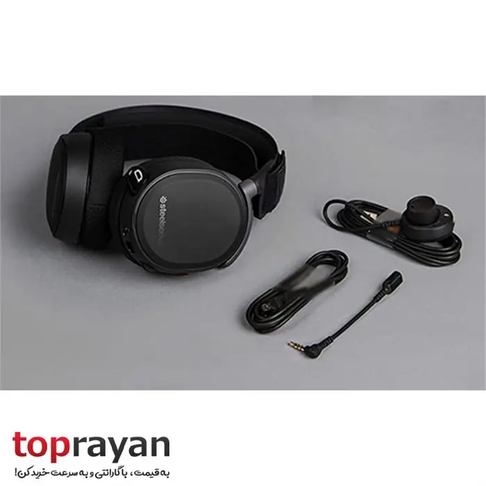 هدست مخصوص بازی استیل سریز مدل SteelSeries ARCTIS PRO + GAMEDAC Black -gallery-8