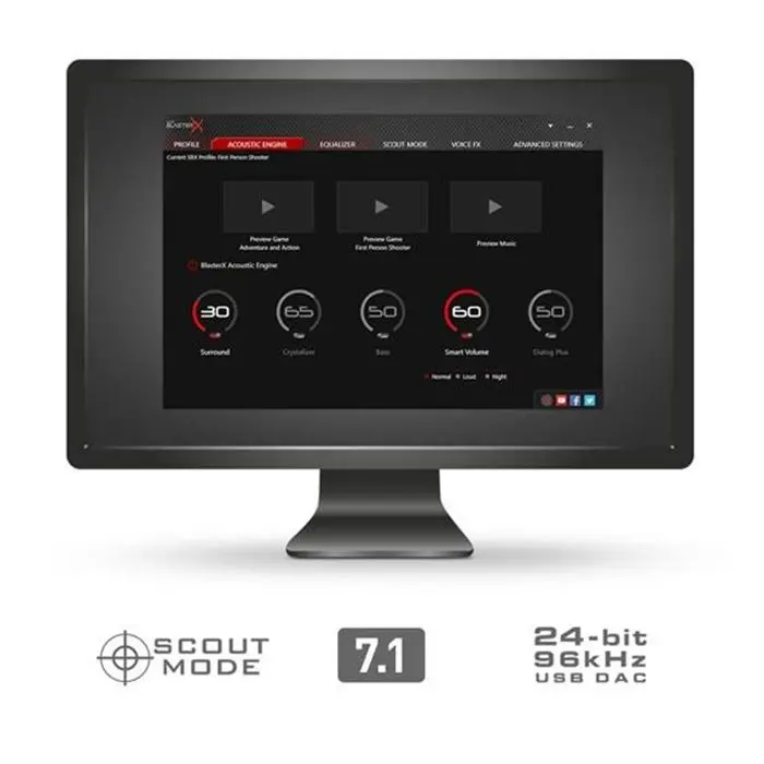 هدست مخصوص بازی کریتیو مدل Sound BlasterX H7 -gallery-13