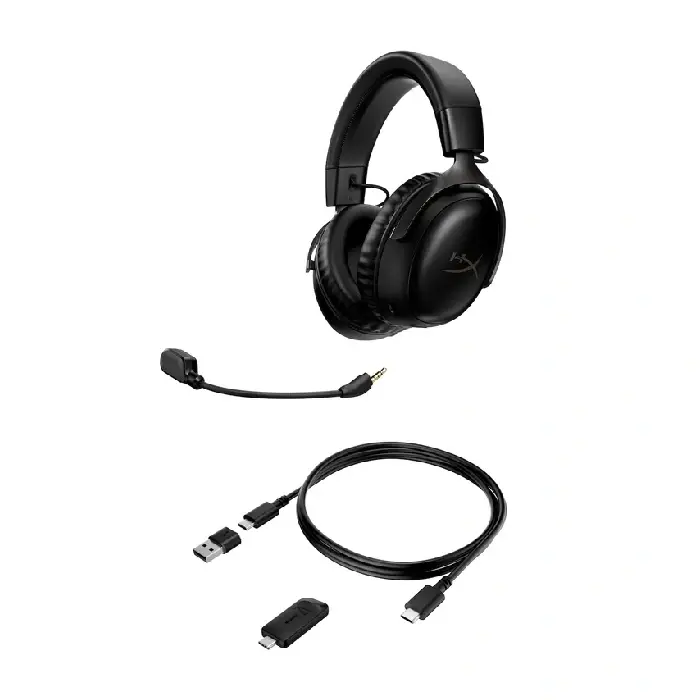هدست گیمینگ بی سیم هایپر ایکس مدل Cloud III Black Wireless -gallery-9
