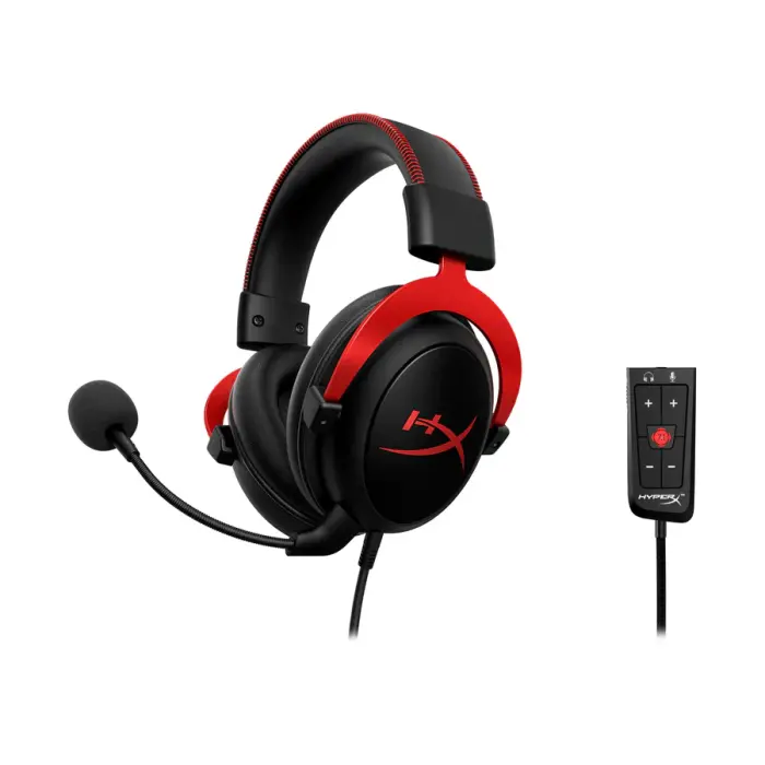 هدست گیمینگ هایپر ایکس باسیم مدل Cloud II Black and Red -gallery-1