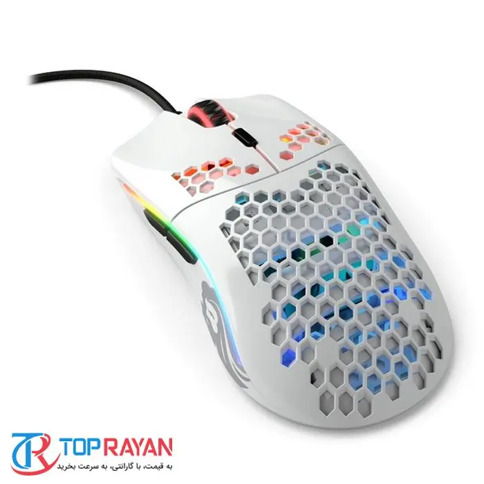 ماوس گلوریوس مخصوص بازی مدل (O (Glossy White -gallery-9
