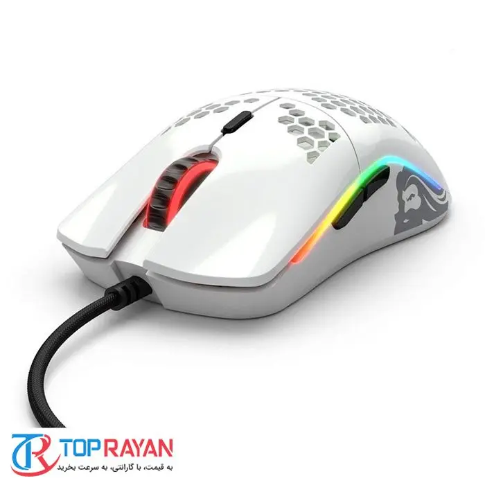 ماوس گلوریوس مخصوص بازی مدل (O (Glossy White -gallery-1