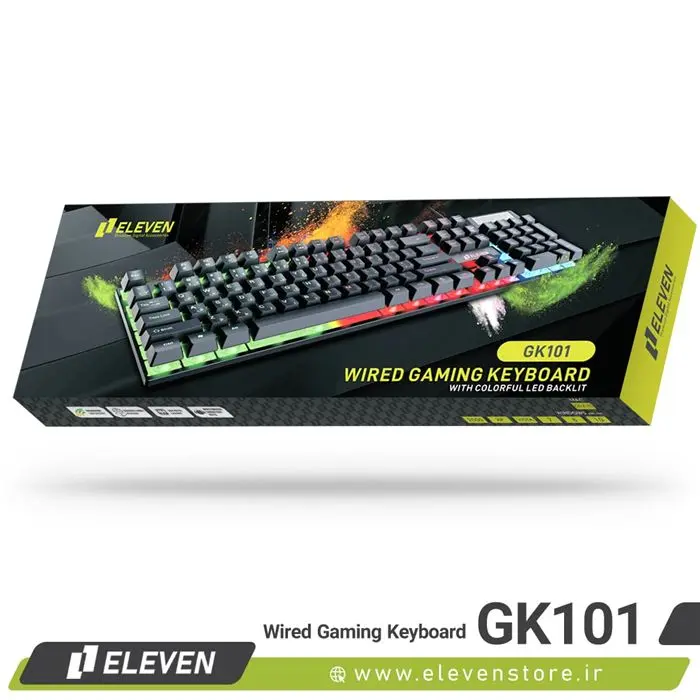 کیبورد گیمینگ الون Eleven GK101 -gallery-7